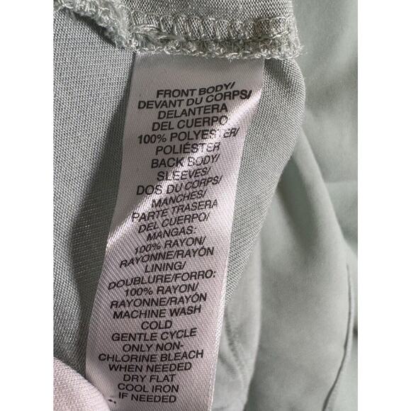 Ann Taylor LOFT Short Sleeves Media T Shirt Pale Green M Minimalists 72-36 - Picture 8 of 15